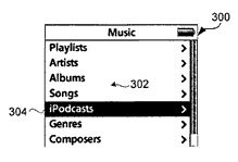 ipod podcast menu