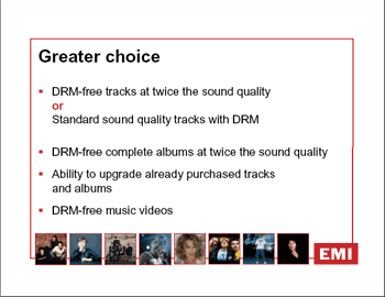 Apple, EMI, end DRM