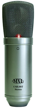 MXL Ships New MXL.007 USB Stereo Condenser Microphone