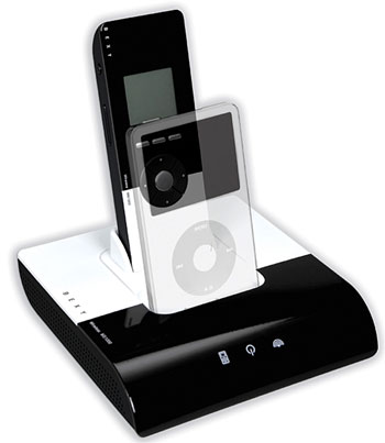 Sexy iPod remote dock