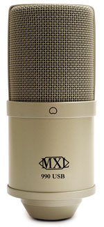 MXL Introduces 990 USB Stereo Condenser Microphone