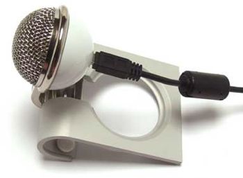 Blue Snowflake Microphone