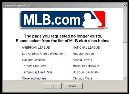 Major League Baseball Strikes Out With DRM'd Videos