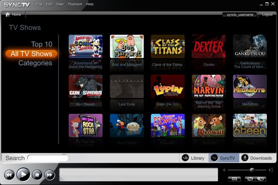 SyncTV screen shot