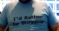 I'd rather be blogging