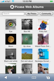 Google picasa iphone