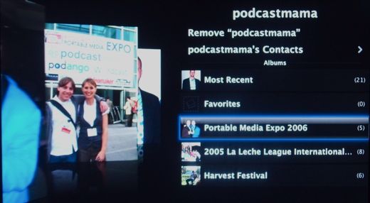 Apple TV flickr integration