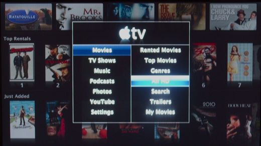 Apple TV Interface