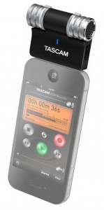 tascam iphone stereo microphone